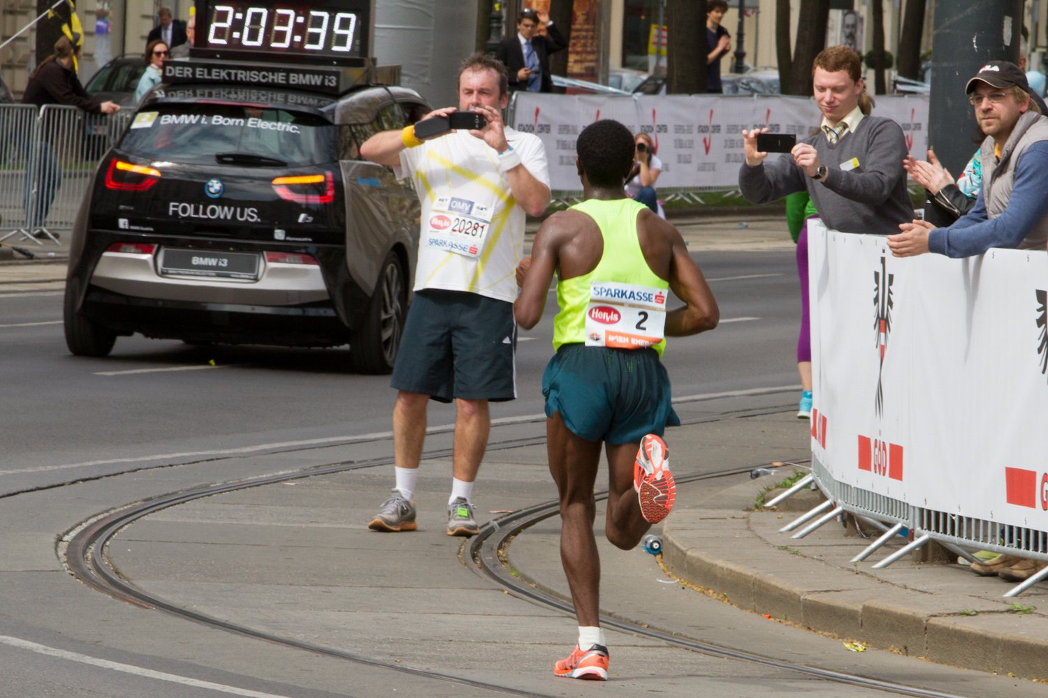 Wien Marathon 2015 - Sieger Lemma Sisay